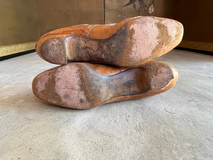 c. 1890s-1900s Brown Oxfords | Approx Sz 7