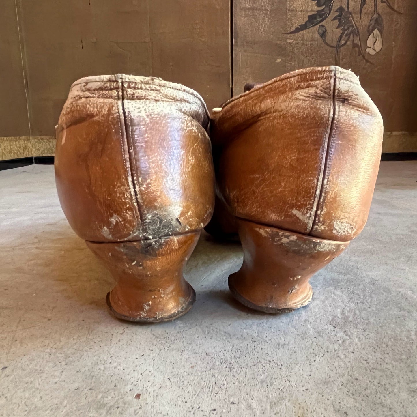 c. 1890s-1900s Brown Oxfords | Approx Sz 7