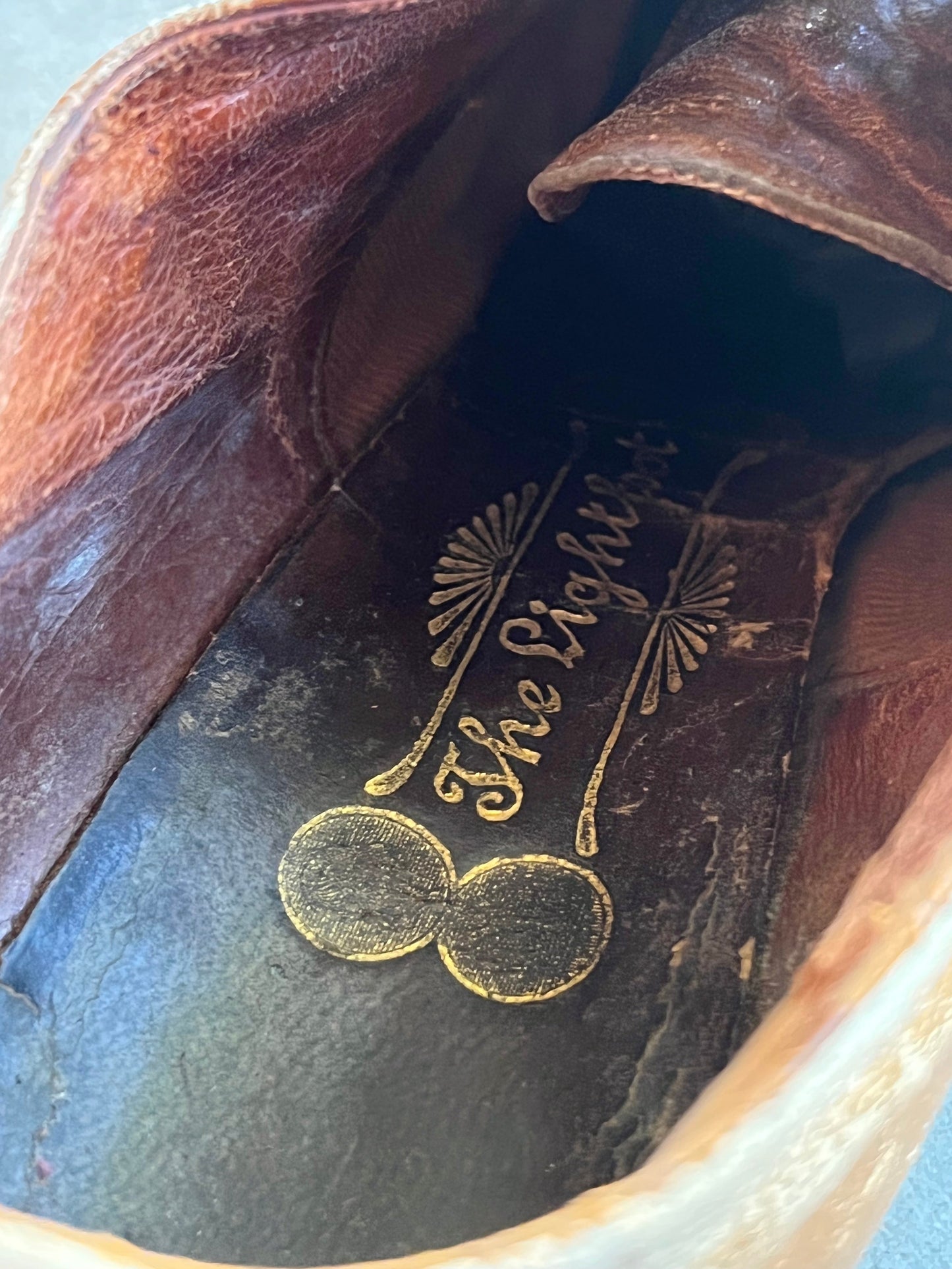 c. 1890s-1900s Brown Oxfords | Approx Sz 7
