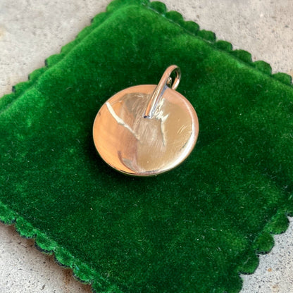 c. Late 19th Century 14k Gold Essex Crystal Bulldog Pendant