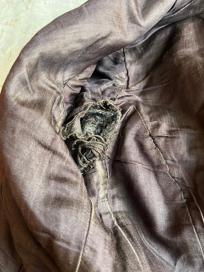 c. 1890s Faux Seal Plush Jacket