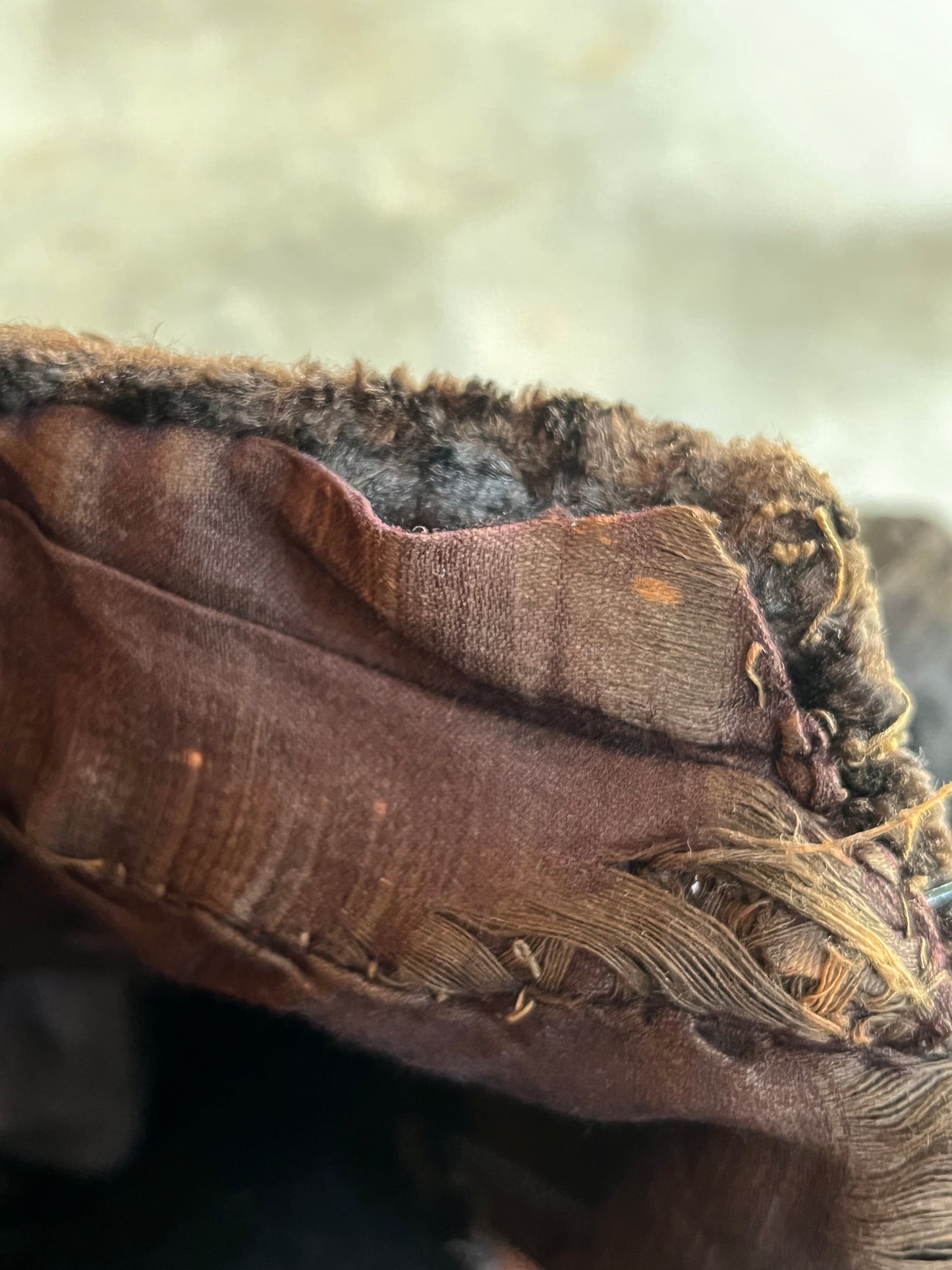 c. 1890s Faux Seal Plush Jacket