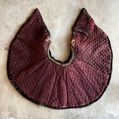 c. 1890s Faux Seal Plush Capelet