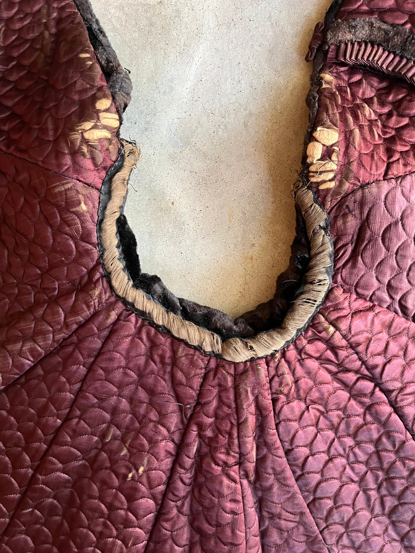c. 1890s Faux Seal Plush Capelet