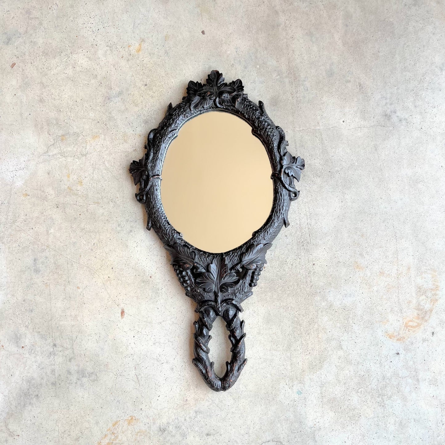 c. Early 20th Century Whimsical Hand Mirror