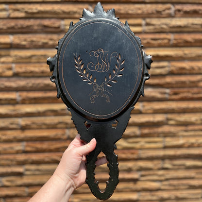 c. Early 20th Century Whimsical Hand Mirror