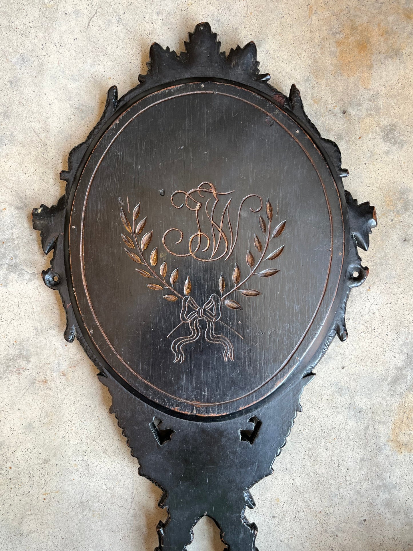 c. Early 20th Century Whimsical Hand Mirror