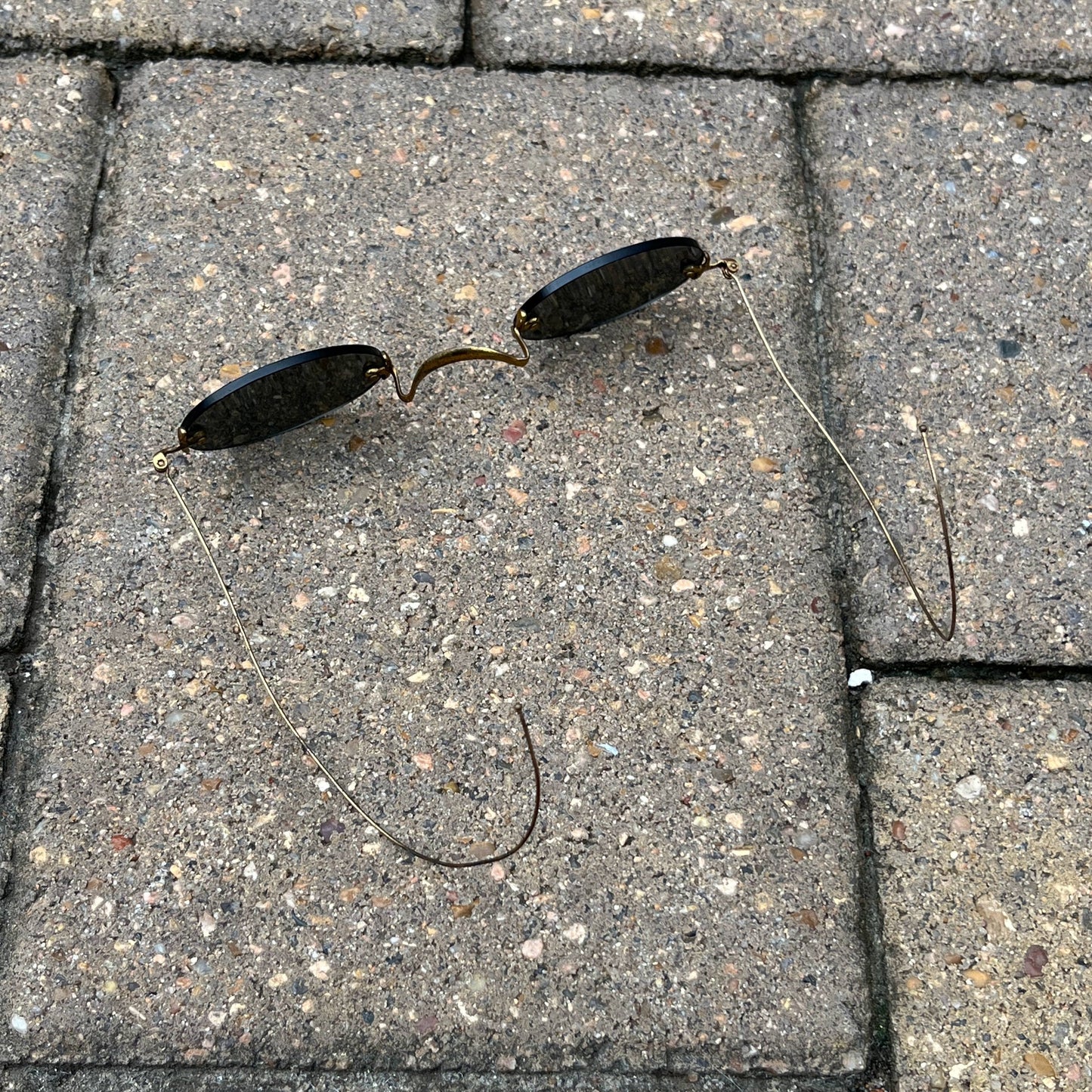 c. 1890s-1900s Smoked Lens Glasses