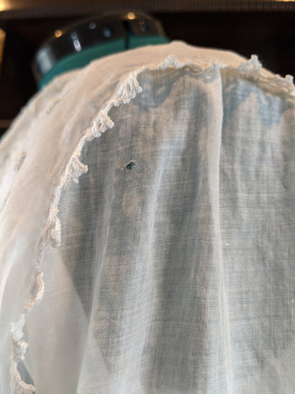 1910s Floral Whitework Dress