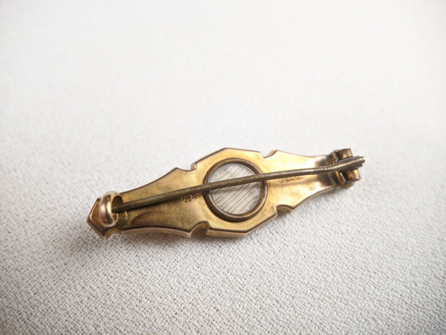 Victorian 9k Gold Hair Brooch