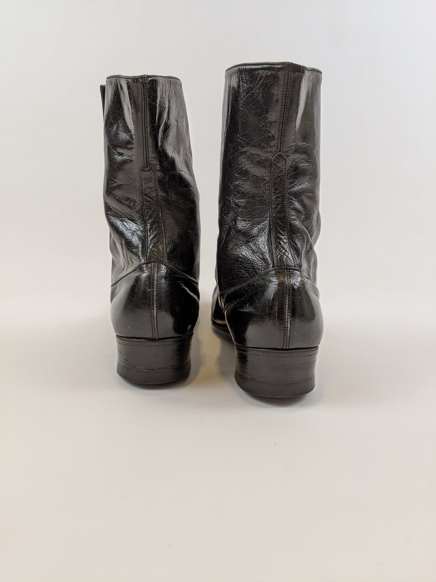RESERVED — 1910s Black Side Button Boots | Approx Sz 8.5-9