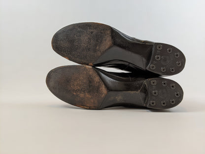 RESERVED — 1910s Black Side Button Boots | Approx Sz 8.5-9