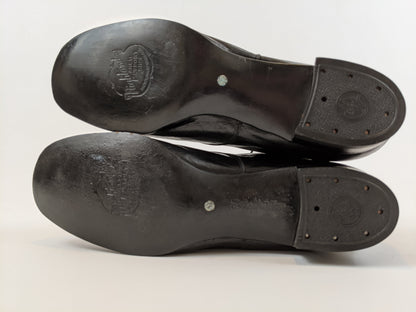 1930s Black Lace Up Boots | Approx Sz 7-7.5