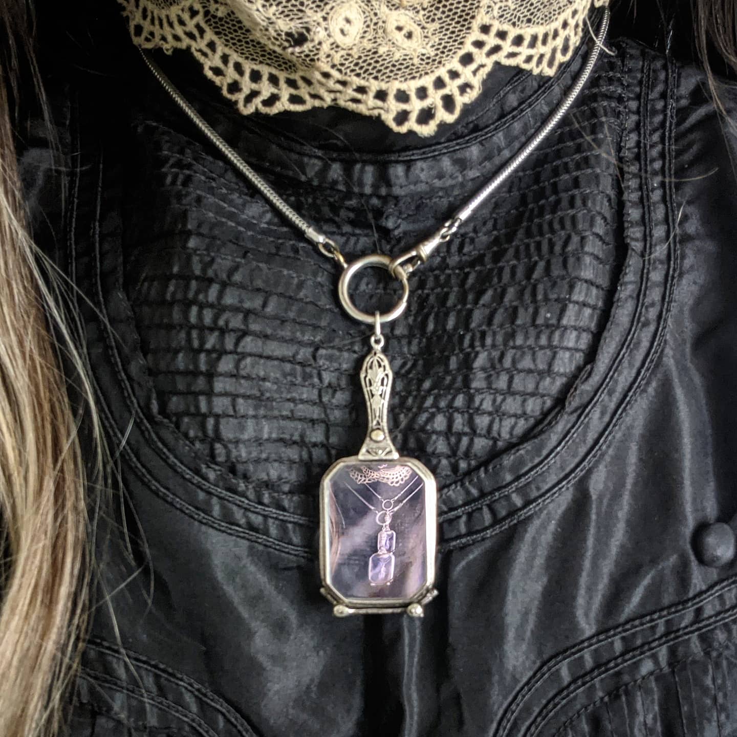 1900s-1910s Sterling Silver Lorgnette