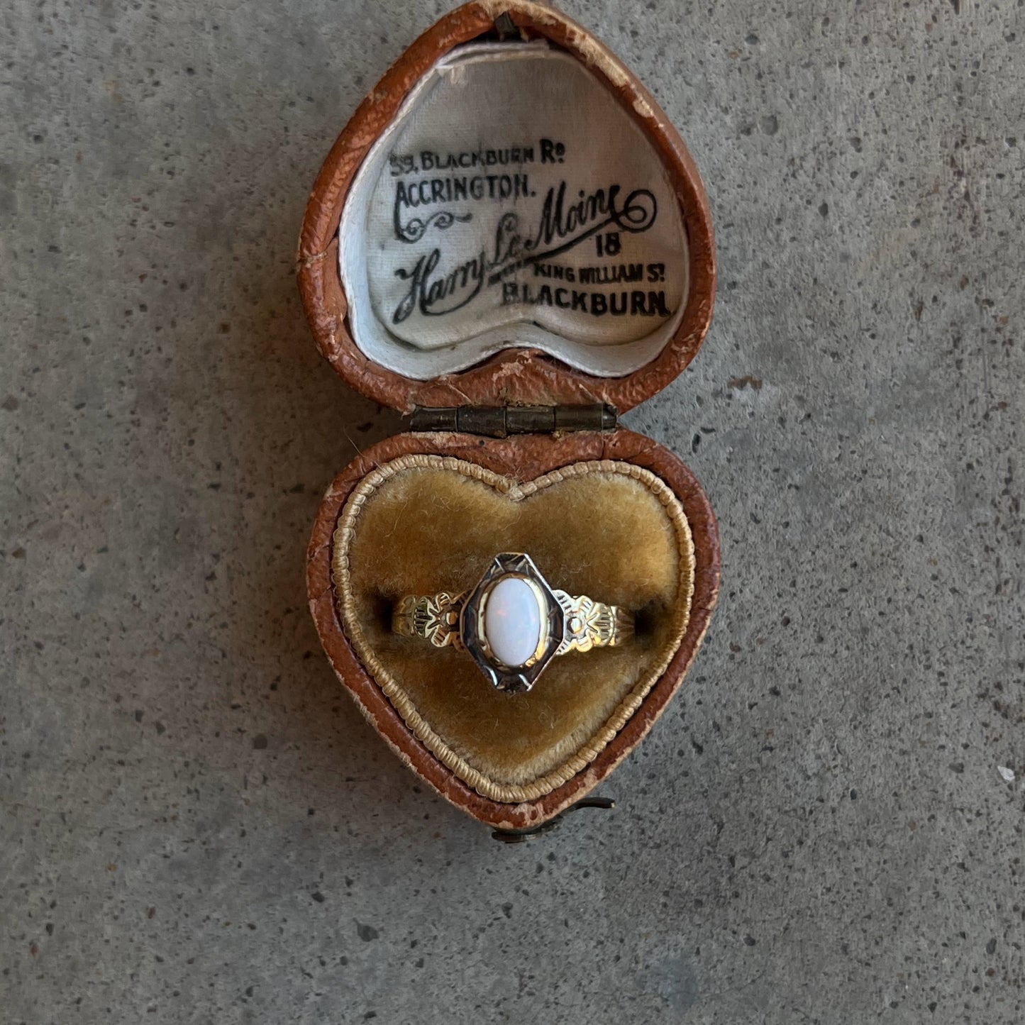 Early 20th c. 10k Gold Opal Ring