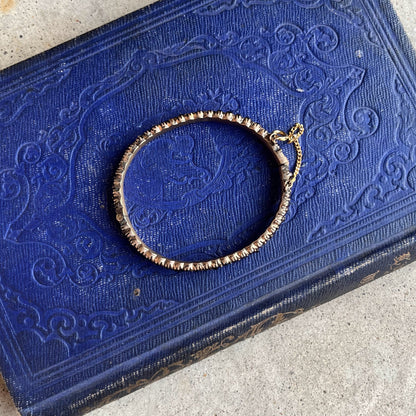 Late 19th c. Bohemian Garnet Bracelet