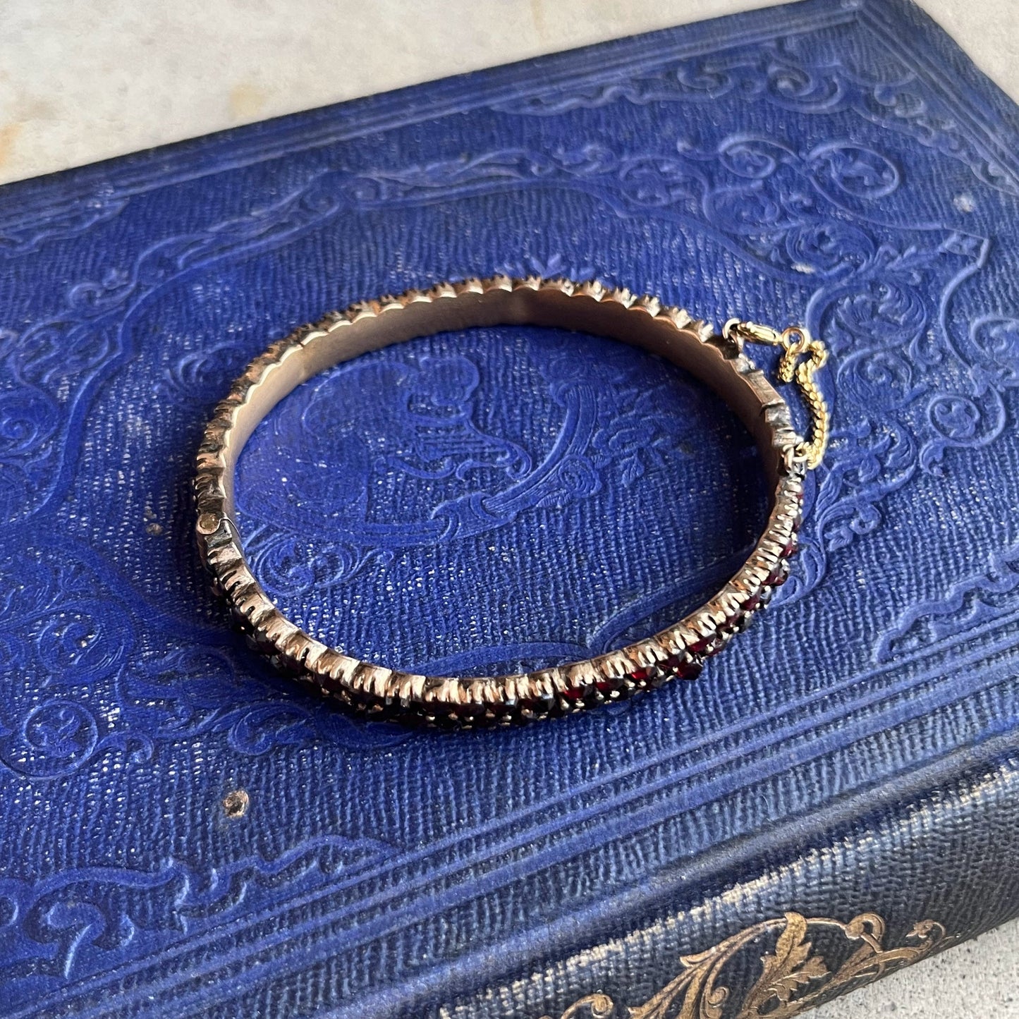 Late 19th c. Bohemian Garnet Bracelet