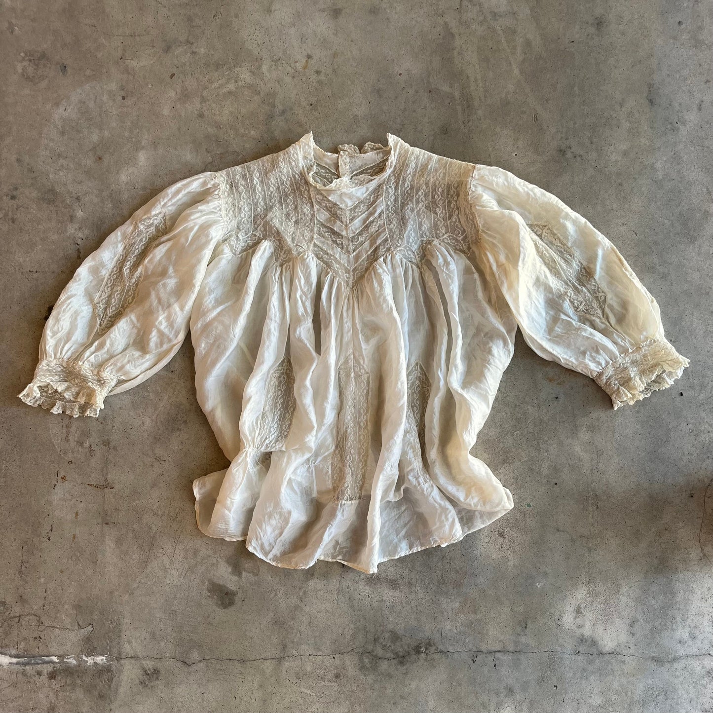 c. 1900s Silk Shirtwaist