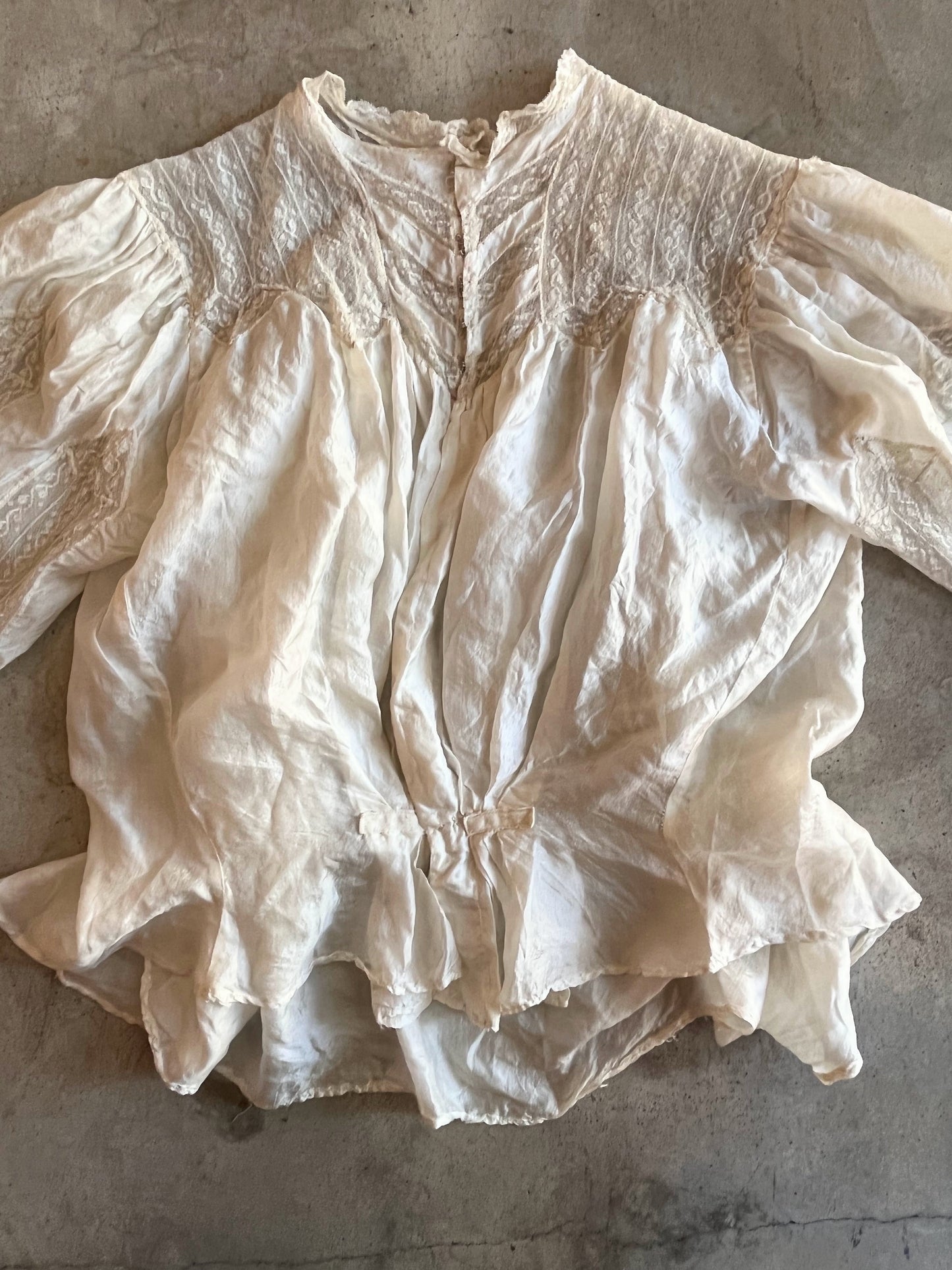 c. 1900s Silk Shirtwaist