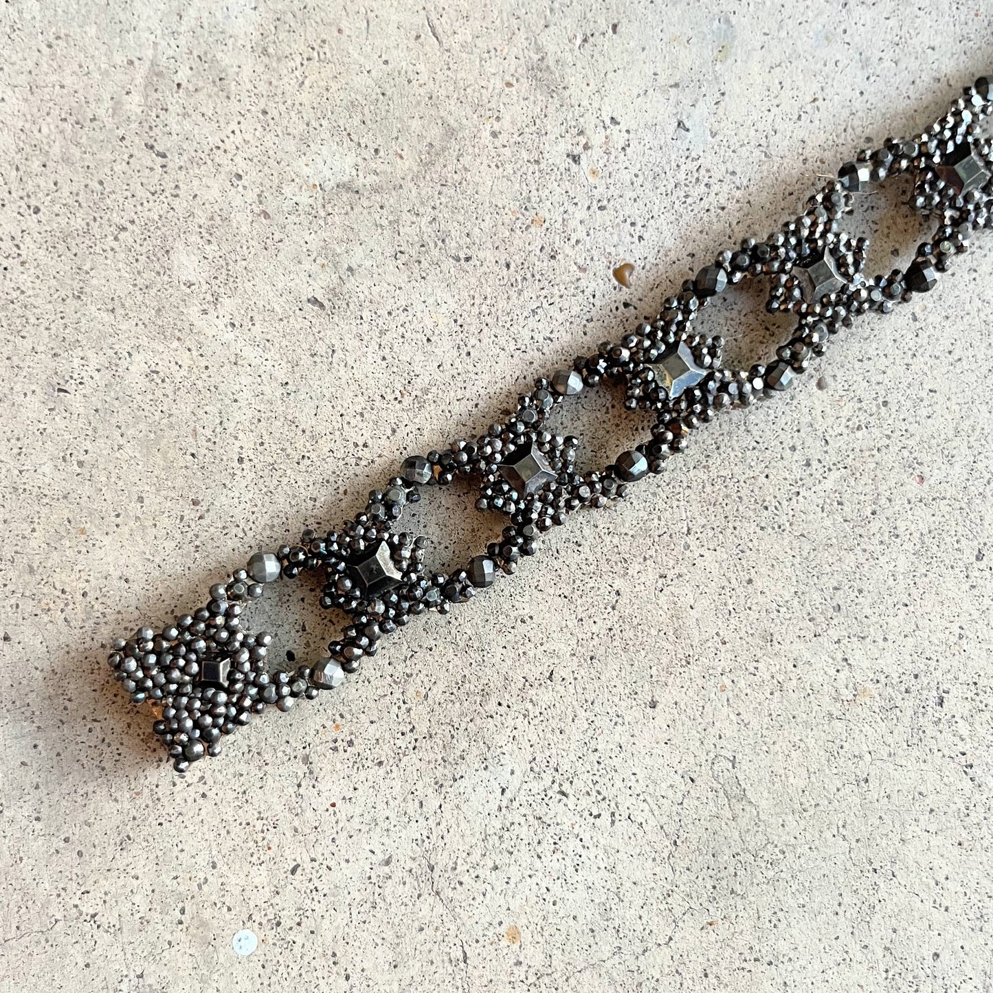 19th c. Cut Steel Bracelet