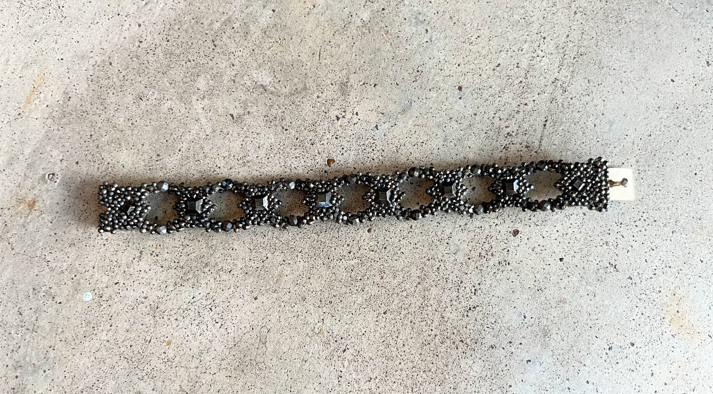 19th c. Cut Steel Bracelet