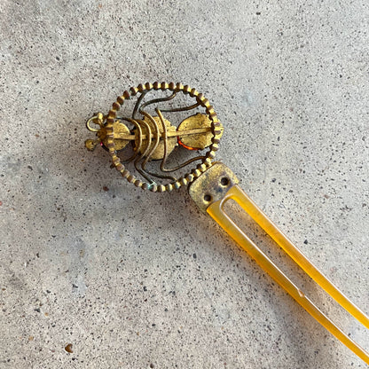 c. 1890s-1900s Spider Hair Comb