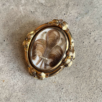 c. 1870s-1880s Prince of Wales Swivel Brooch + Pendant