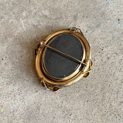 c. 1870s-1880s Prince of Wales Swivel Brooch + Pendant
