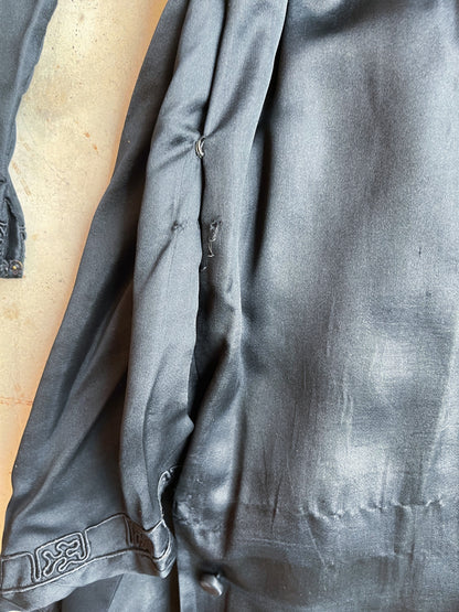 c. 19-Teens Black Silk Dress | Study + Display
