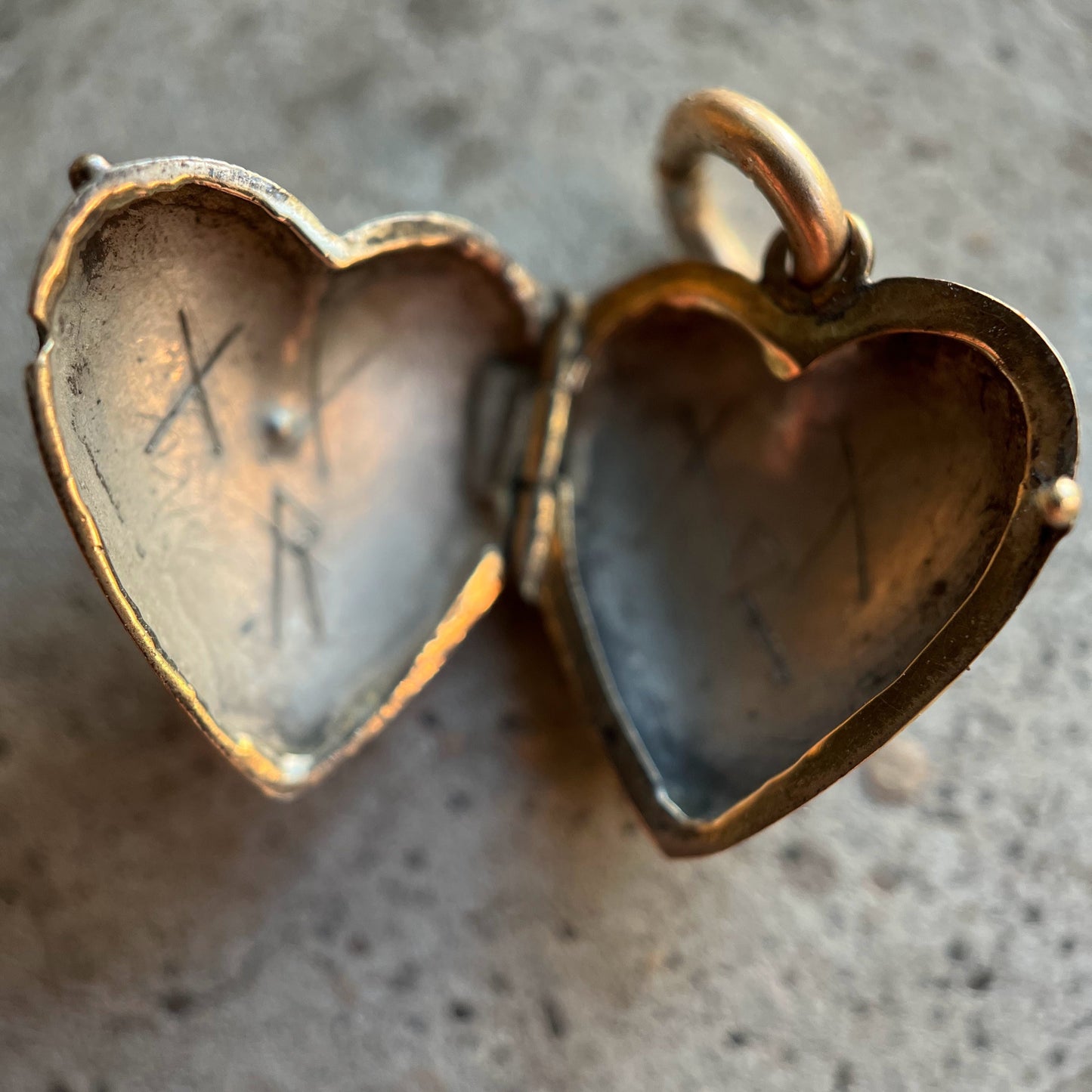 c. 1870s-1880s Blue Enamel Heart Locket
