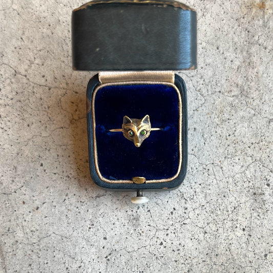 c. Early 1900s 14k Gold Fox Conversion Ring