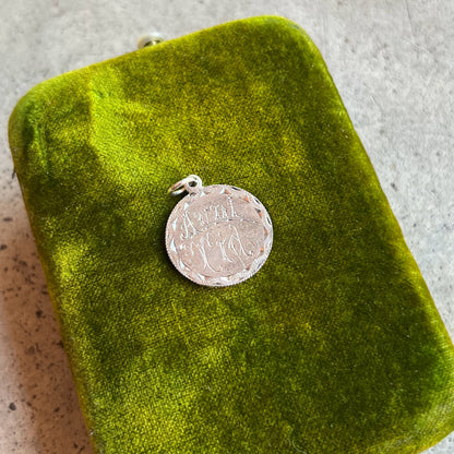 1891 Silver Plated Pendant