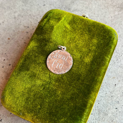 1891 Silver Plated Pendant