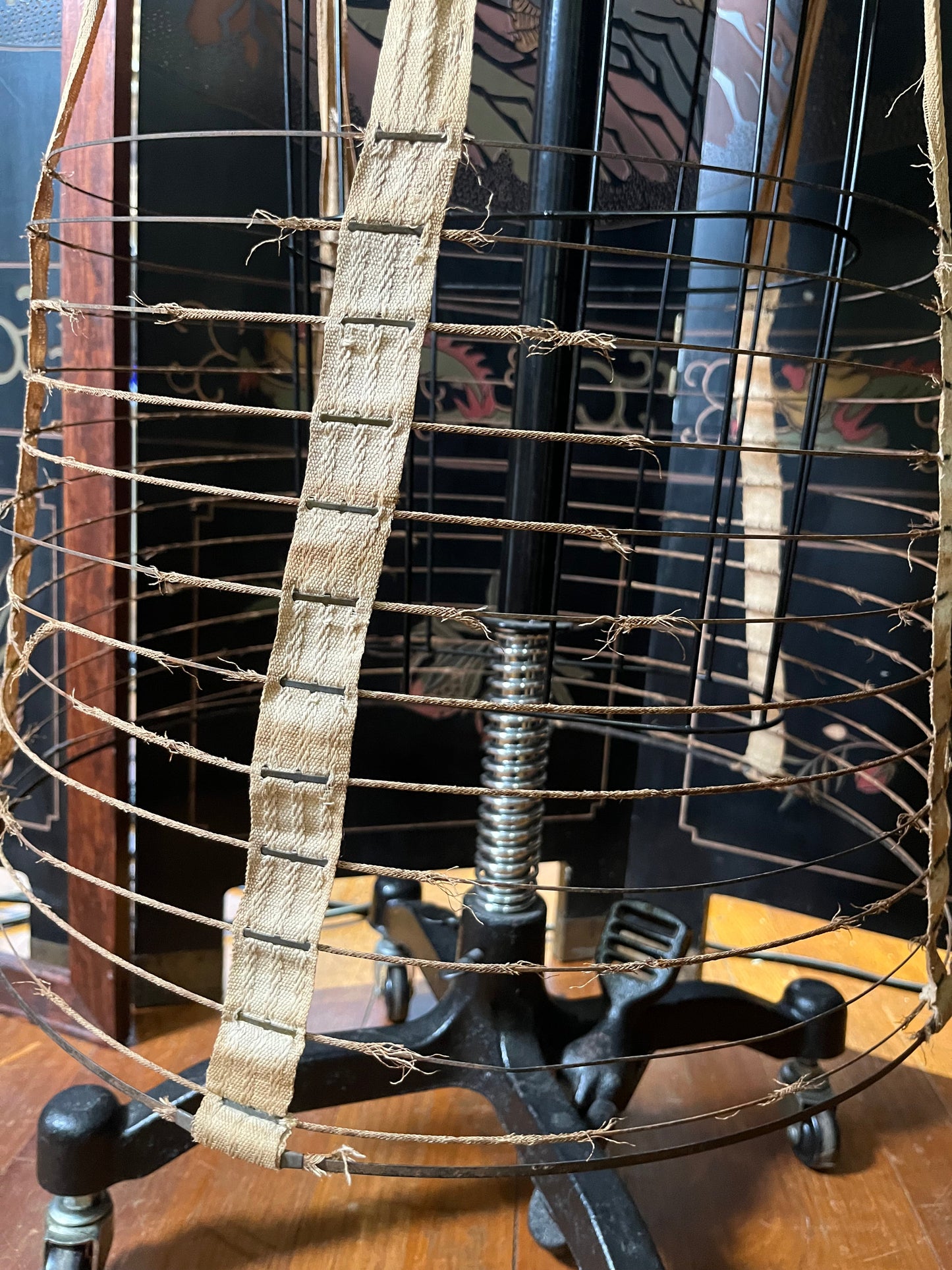 RESERVED | Late 19th c. Hoop Skirt | Study + Display