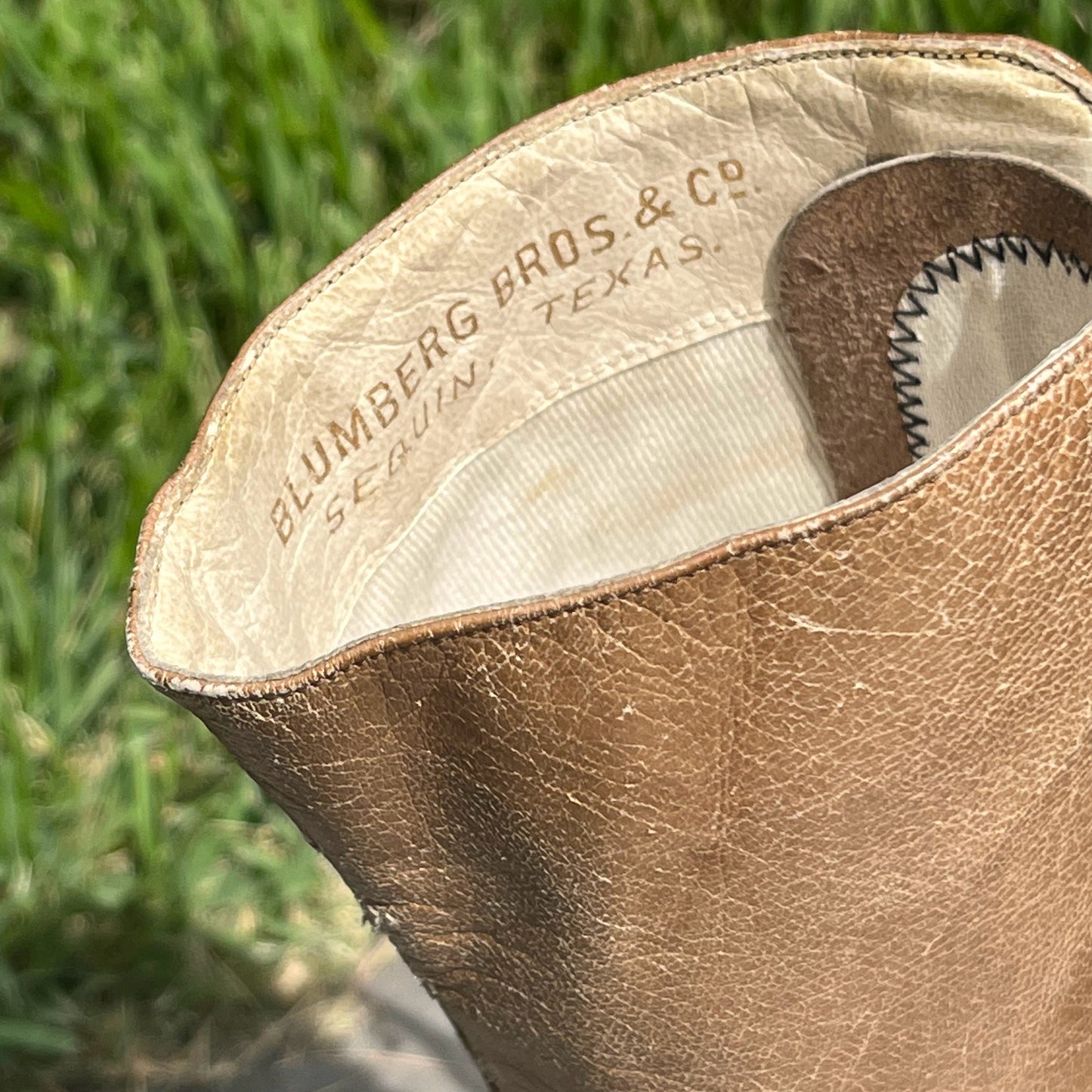 c. 1910s-1920s Tan Louis Heel Boots | Approx Sz 7.5-8