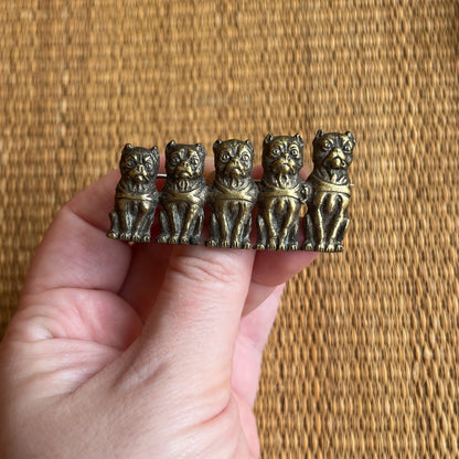 c. 1890s Dog Brooch