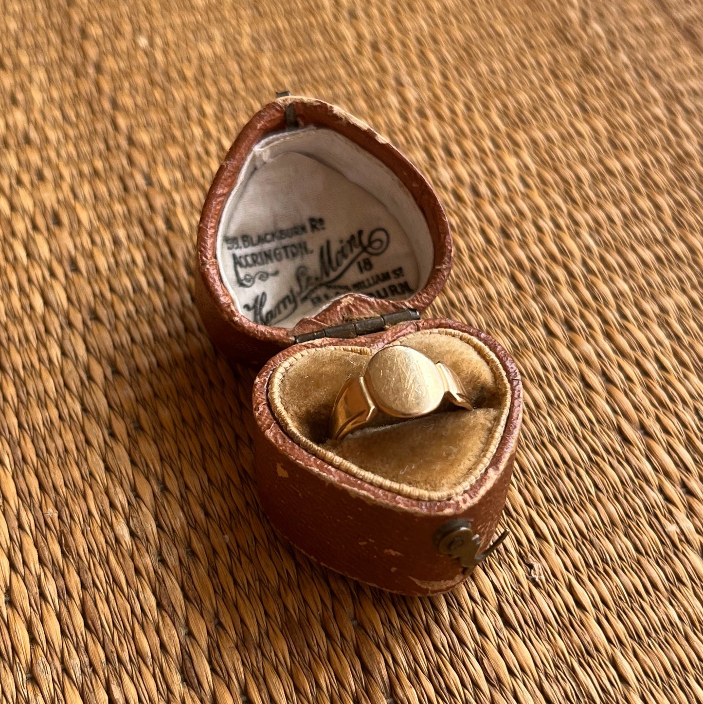 c. 1900s-1910s 10k Gold Signet Ring