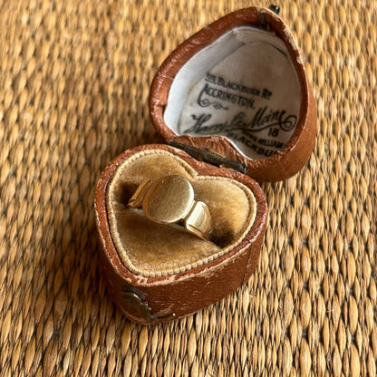 c. 1900s-1910s 10k Gold Signet Ring