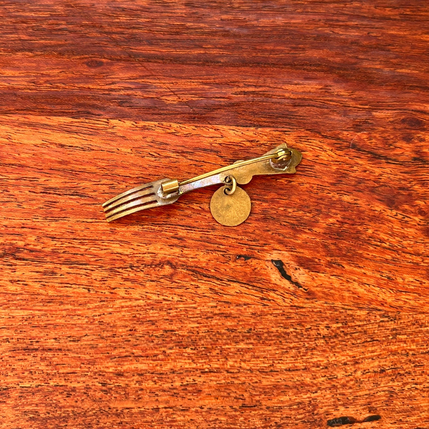 c. 1910s-1920s Fork + Shell Brooch