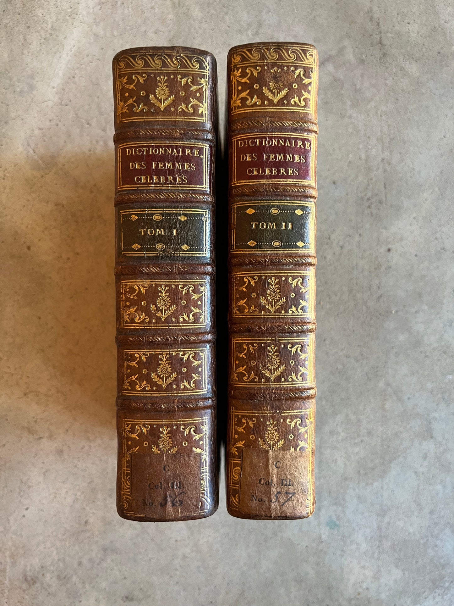 RESERVED | Dictionaire des Femmes Celebres 1788 Two Volumes