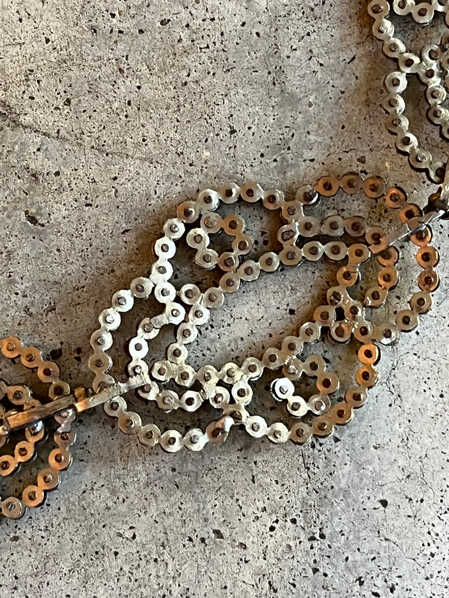 Late 19th-Early 20th c. Cut Steel Necklace