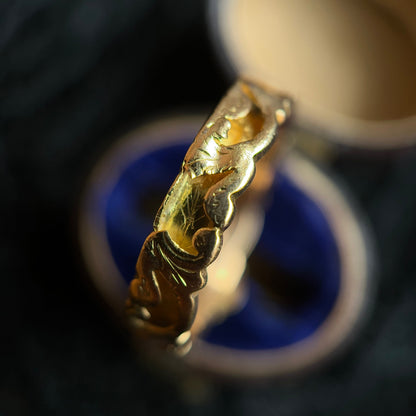 1862 15k Gold Ruby Pearl Ring | Space for Hairwork