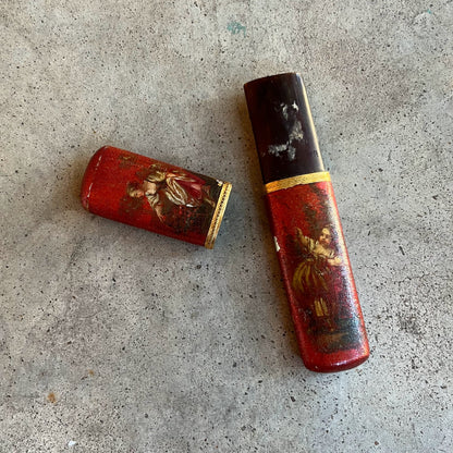 18th c. Hand Painted Eyeglasses Case