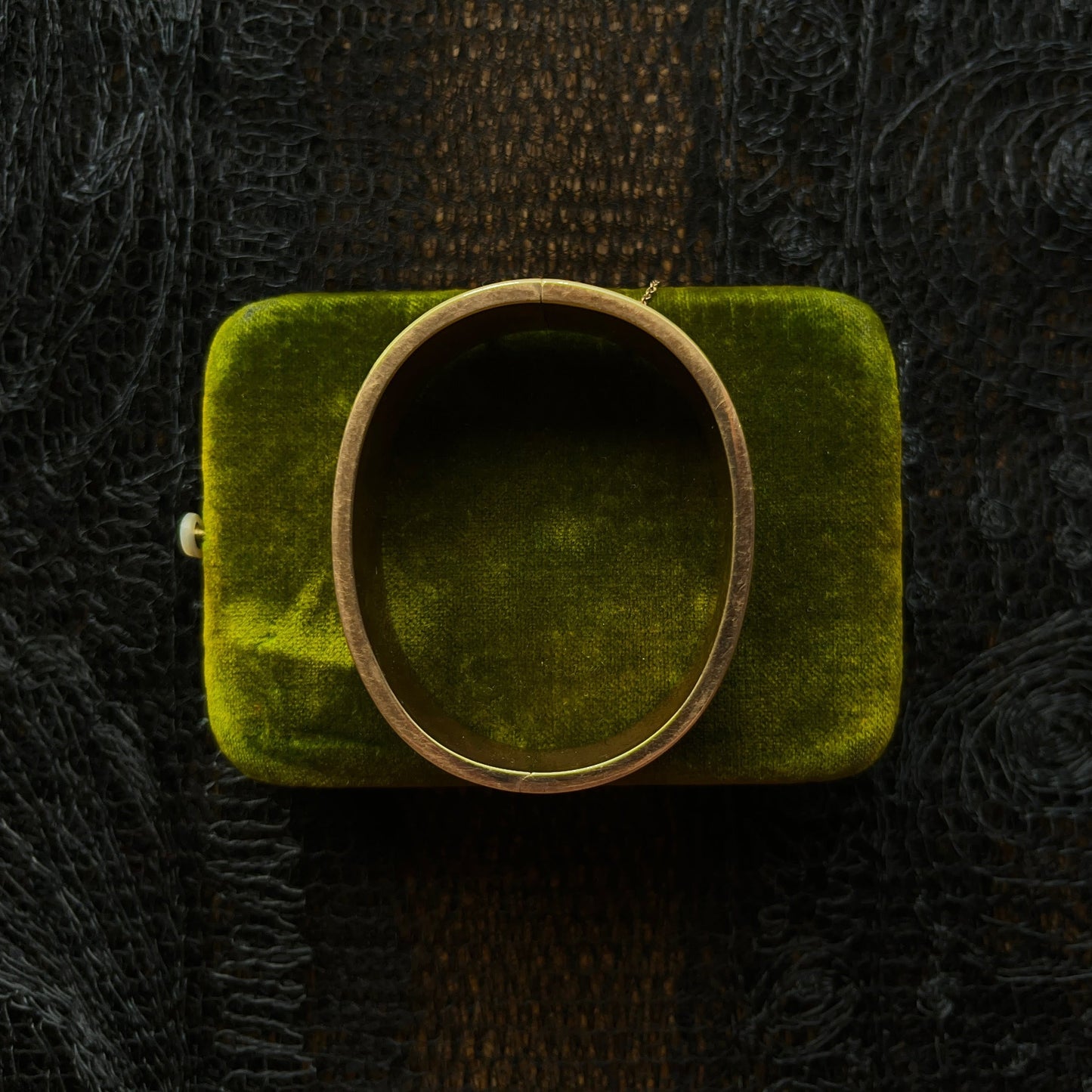c. 1880s 14k Gold Hinged Cuff Bracelet