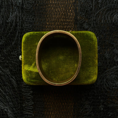 c. 1880s 14k Gold Hinged Cuff Bracelet