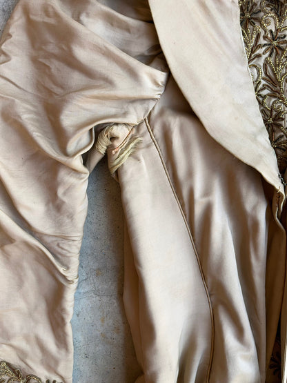 c. 1890s Silk Tea Gown