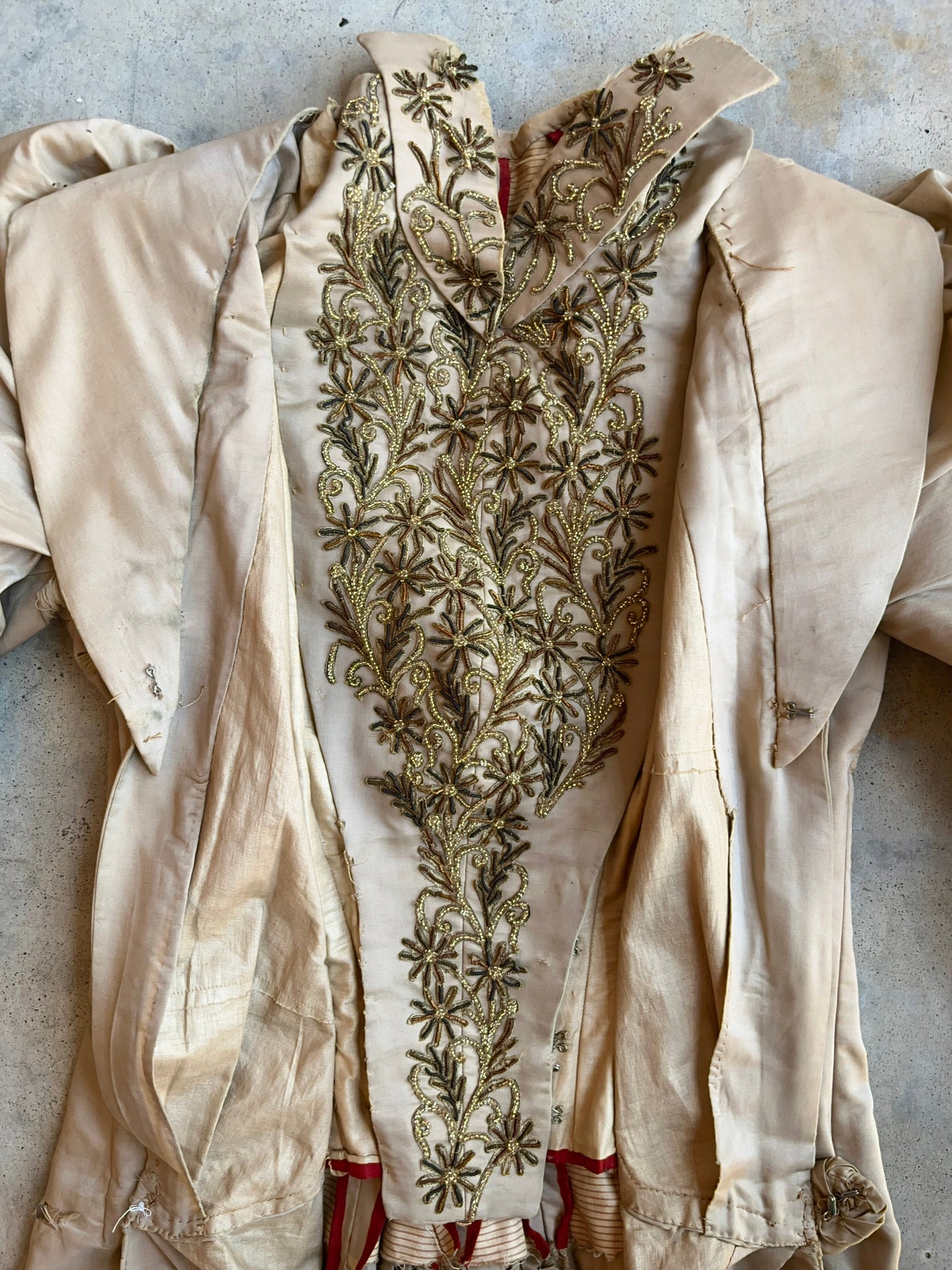 c. 1890s Silk Tea Gown