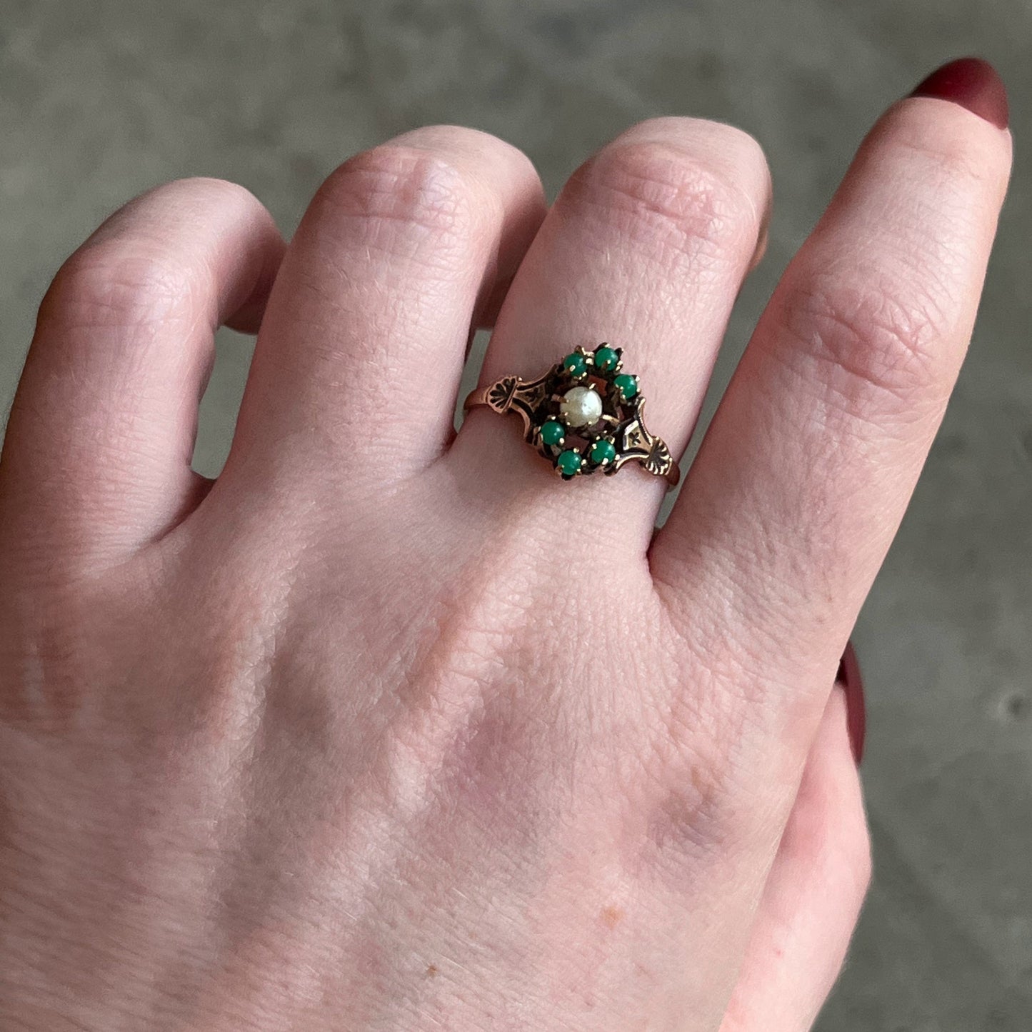 c. 1890s 10k Gold Ring