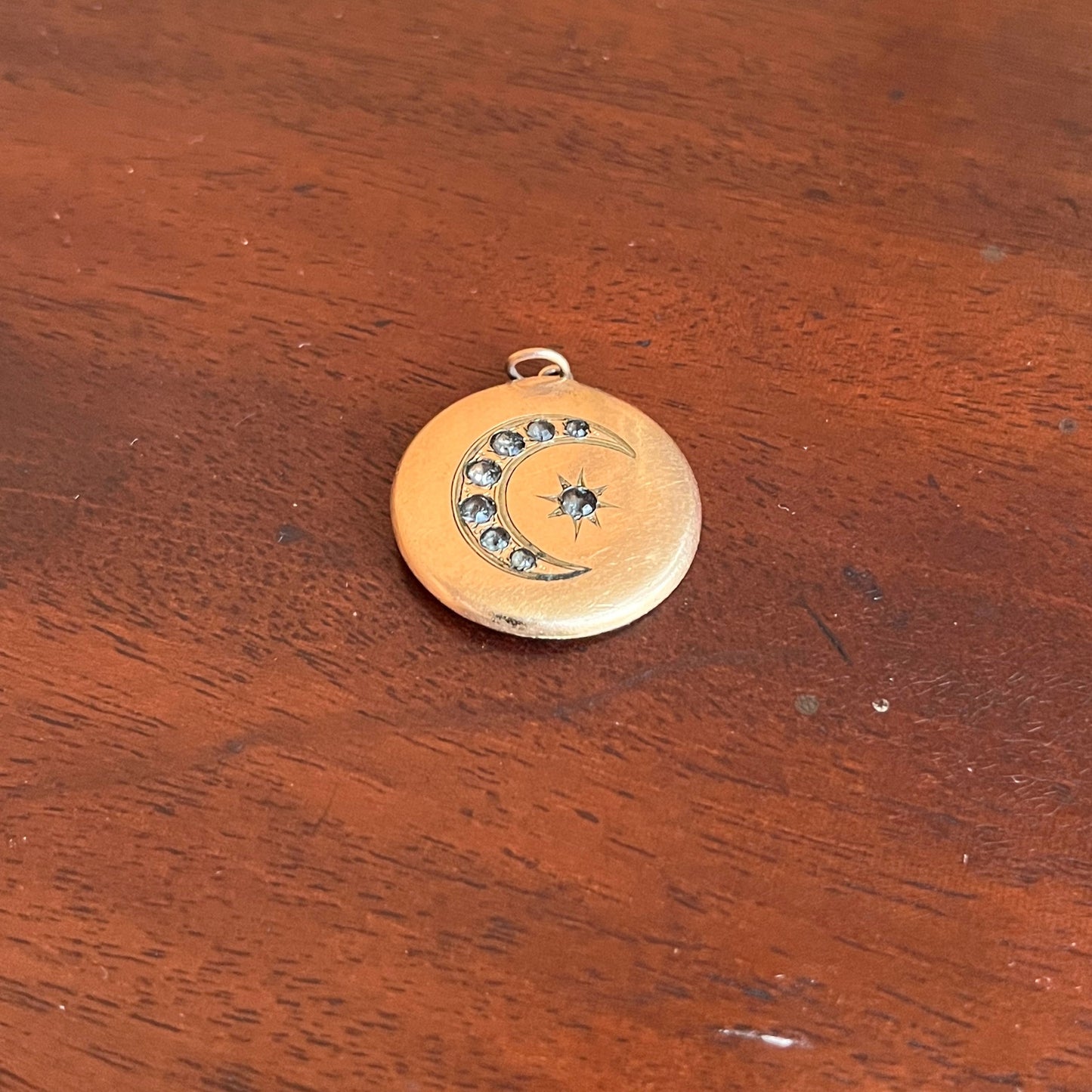 c. 1900s-1910s Celestial Locket | As Is Front Half Only