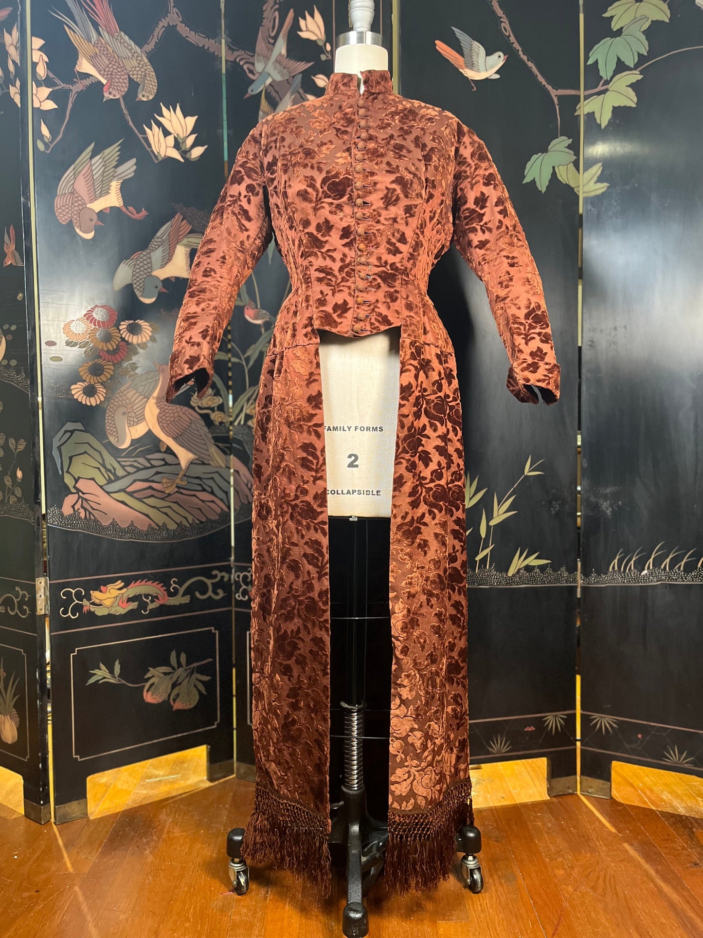 c. 1880s Long Tailed Bodice